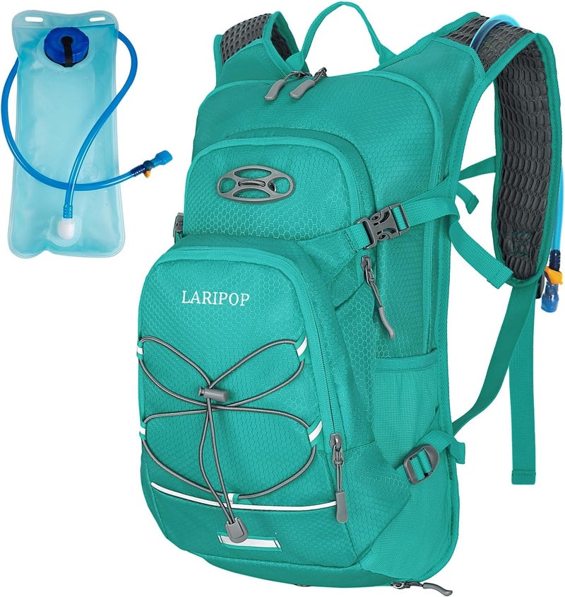 LARIPOP Hydration Backpack, 18L Hiking Backpack with 2L Water Bladder, Lightweight Water Pack for Cycling, Hiking, Biking - Image 1